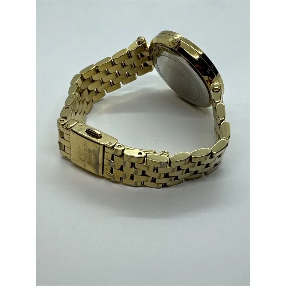 Michael Kors Mini Darci MK3365 Women Gold Analog Dial Quartz Wrist Watch JNA281